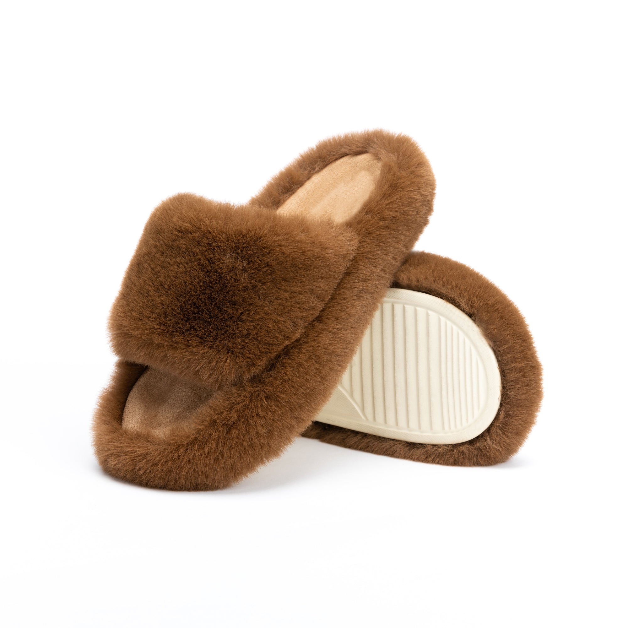 Quealent house slippers for women memory foam Fuzzy